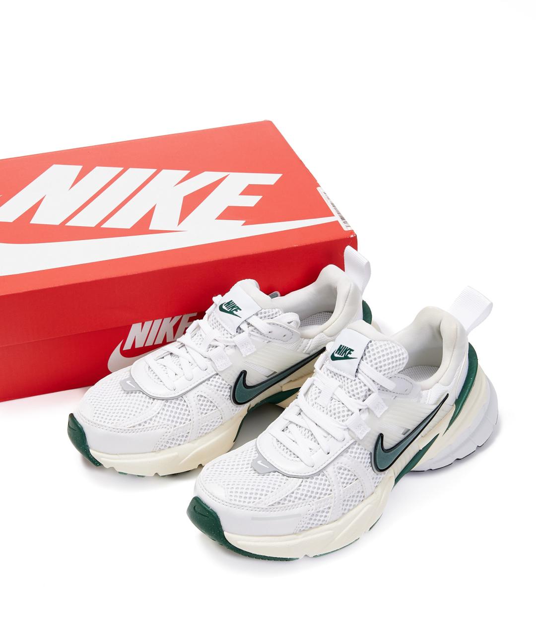 NIKE Белые текстильные кроссовки, фото 8