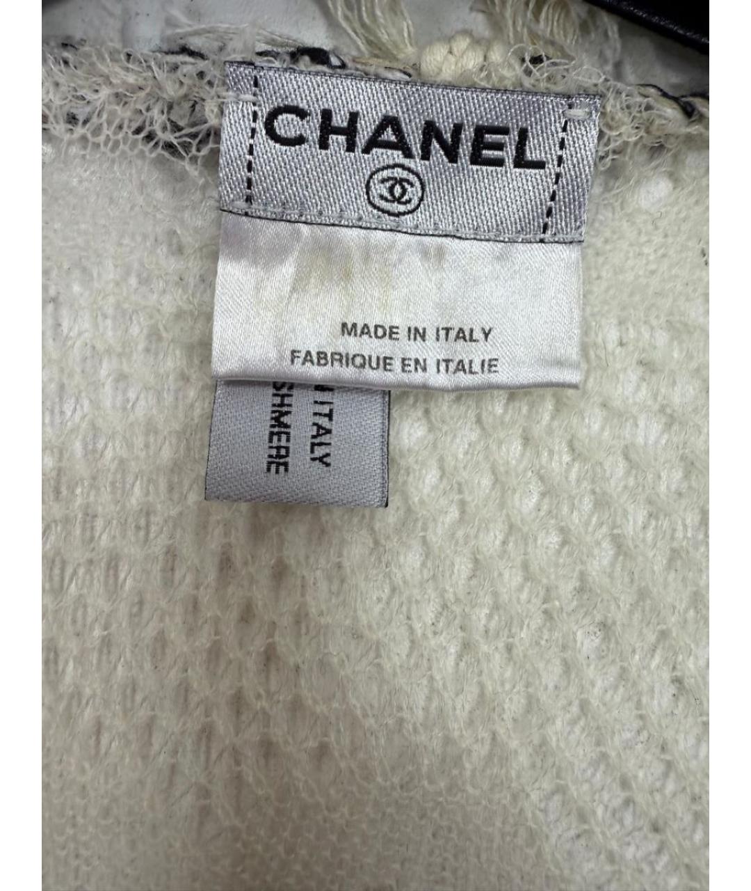 CHANEL Бежевый кашемировый кардиган, фото 3