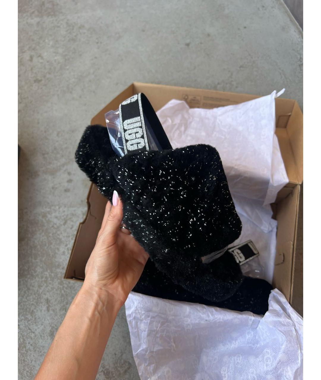 UGG AUSTRALIA Черные сандалии, фото 3