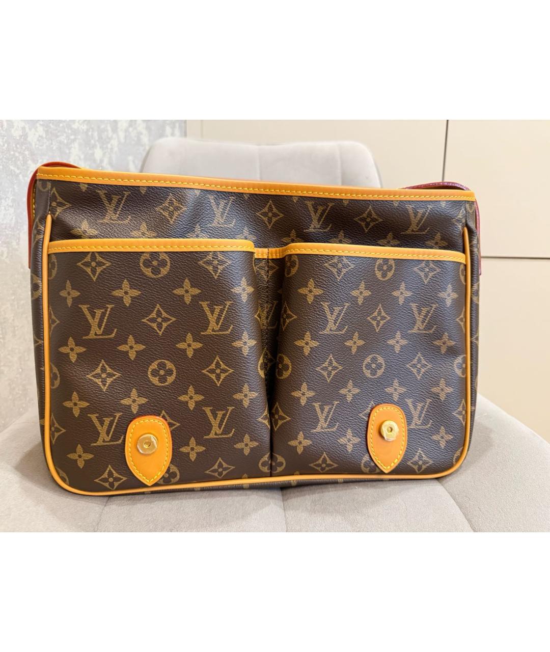 LOUIS VUITTON Коричневая сумка на плечо, фото 4