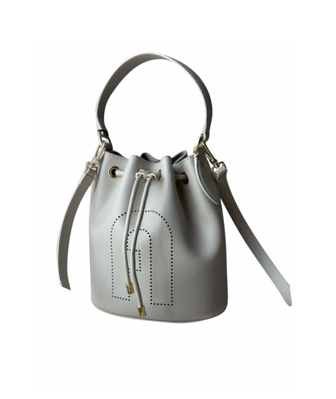 FURLA Бежевая кожаная сумка тоут, фото 1