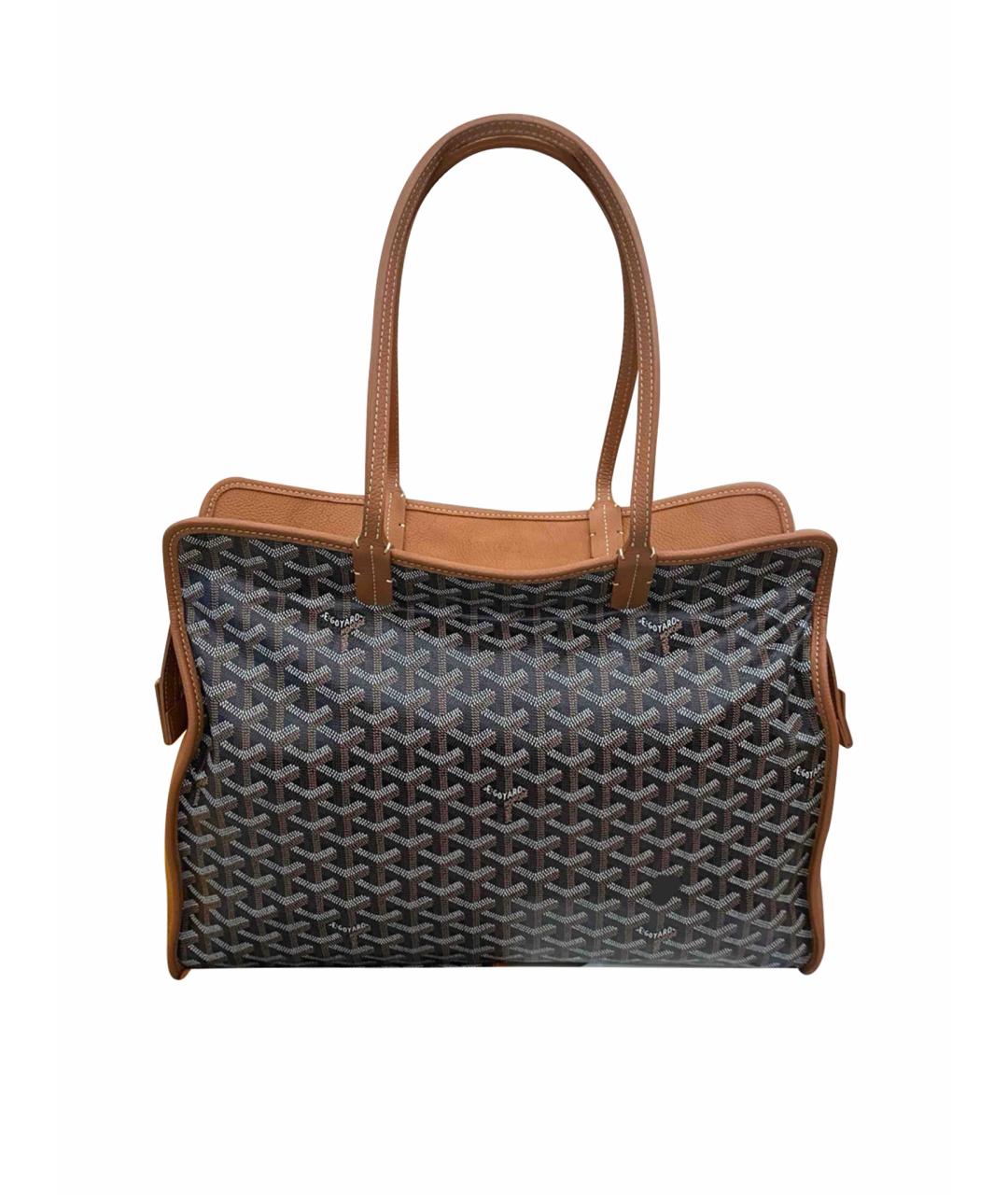 GOYARD Коричневая сумка тоут из искусственной кожи, фото 1