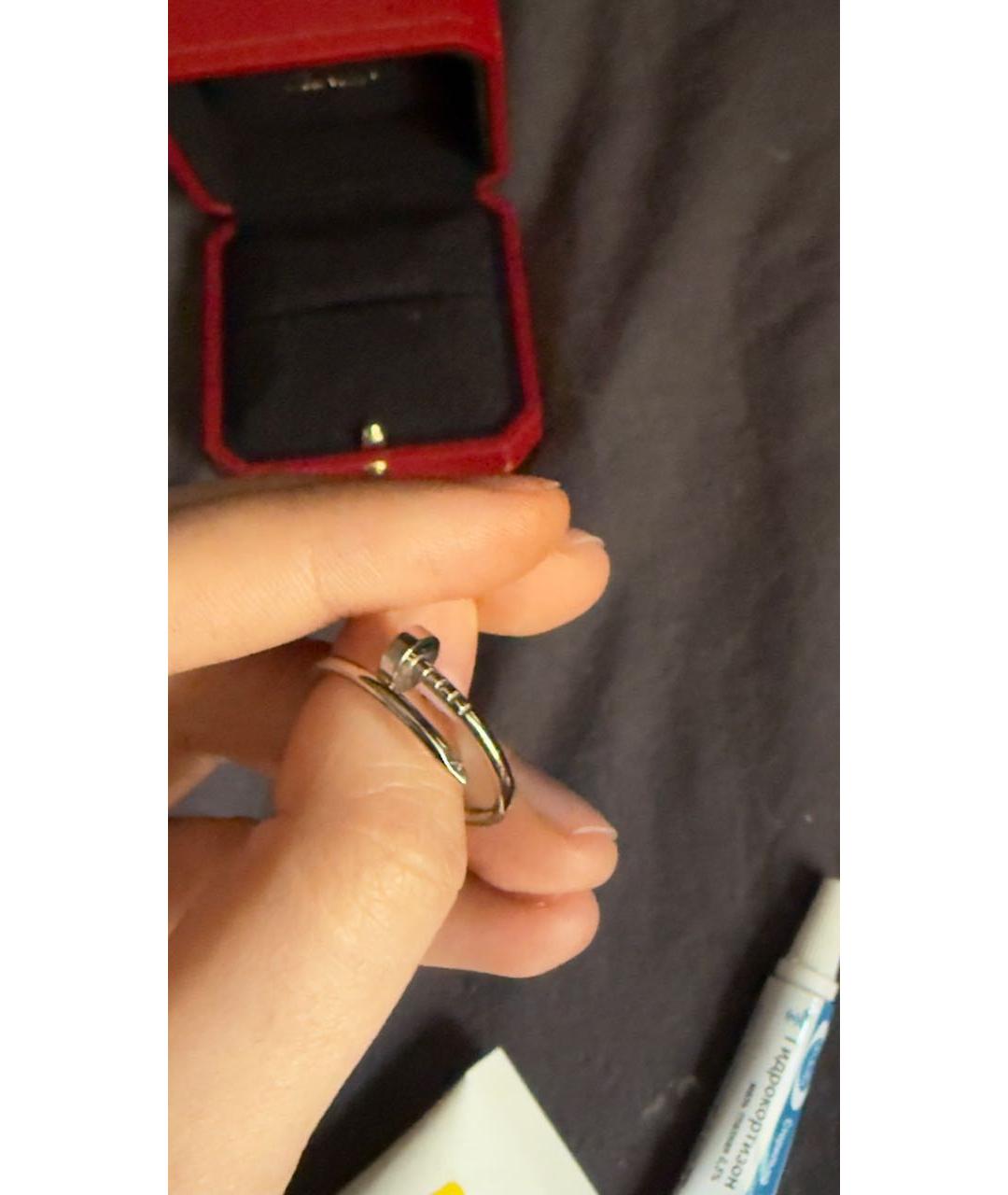 CARTIER Серебряное кольцо из белого золота, фото 3
