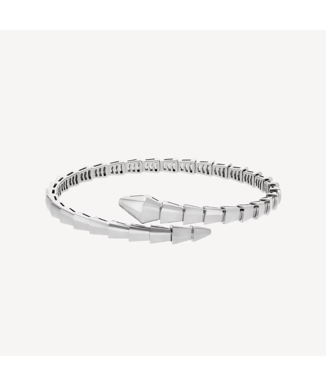 BVLGARI Серебрянный браслет из белого золота, фото 2