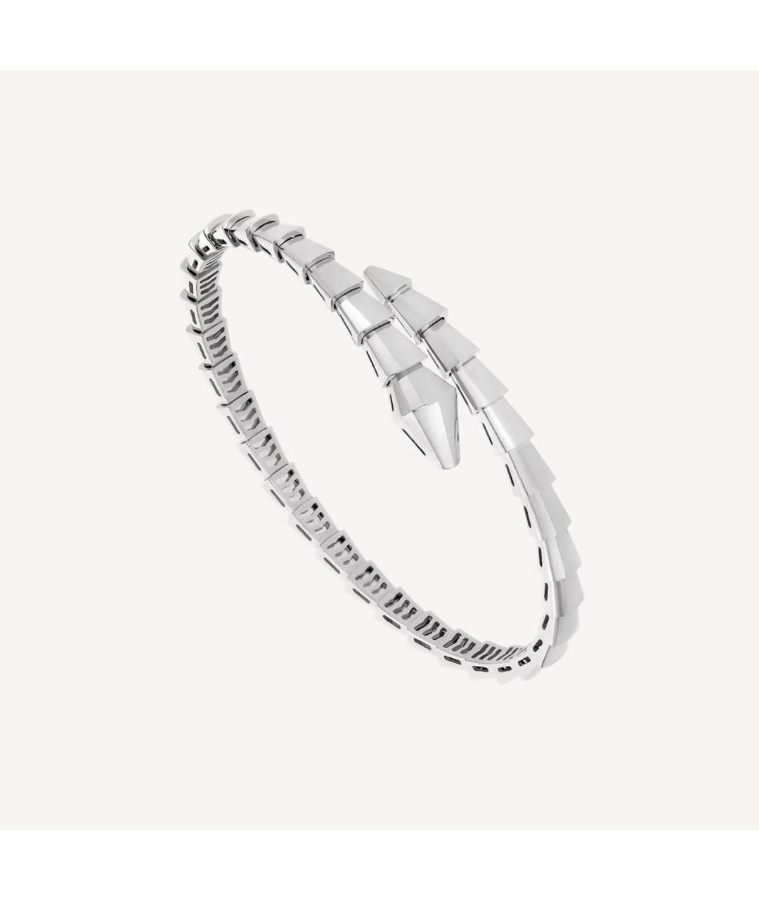 BVLGARI Серебрянный браслет из белого золота, фото 5