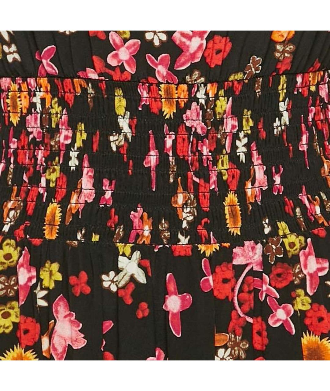 PRADA Мульти шелковое повседневное платье, фото 3