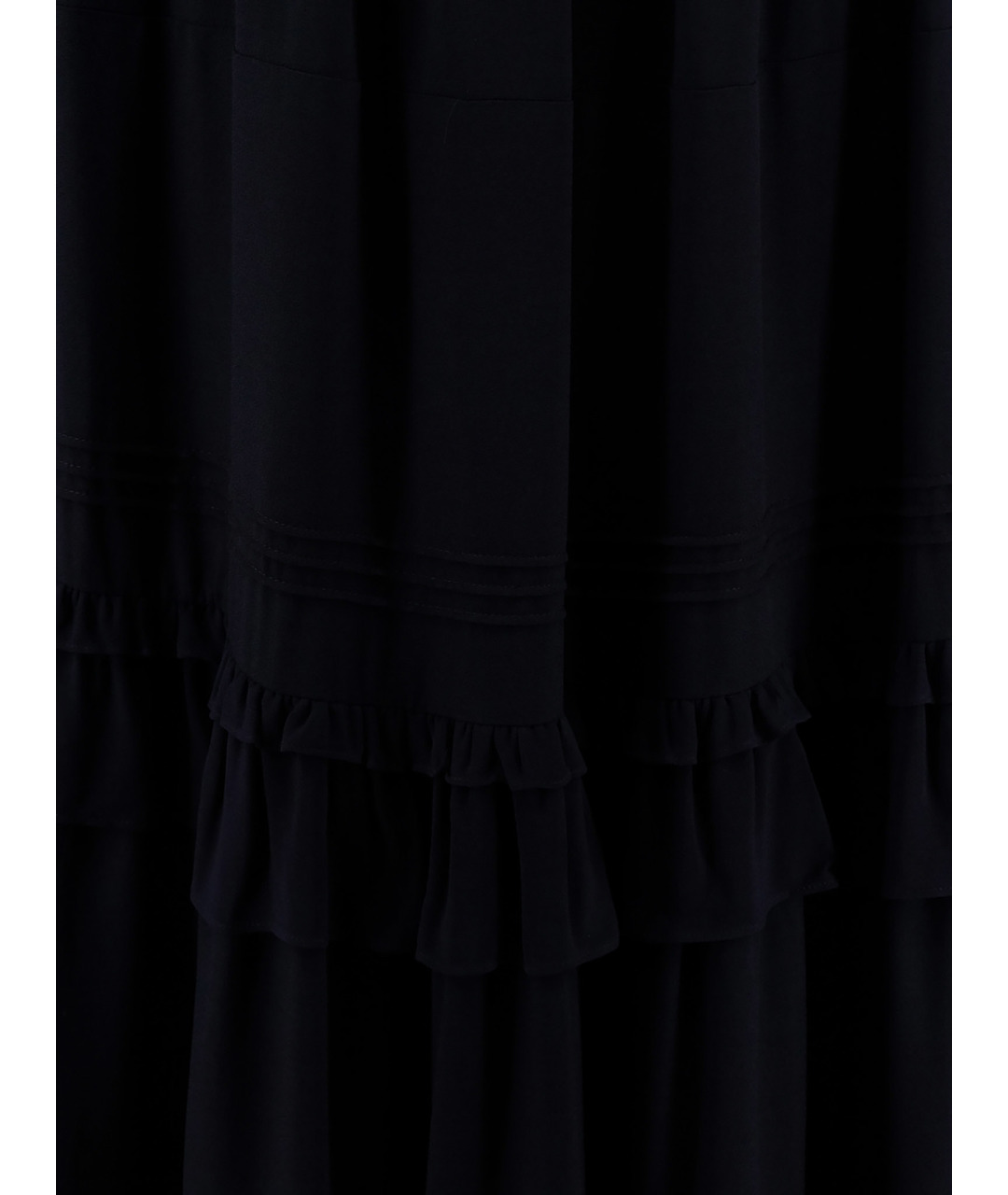 TWIN-SET Темно-синее шифоновое повседневное платье, фото 3