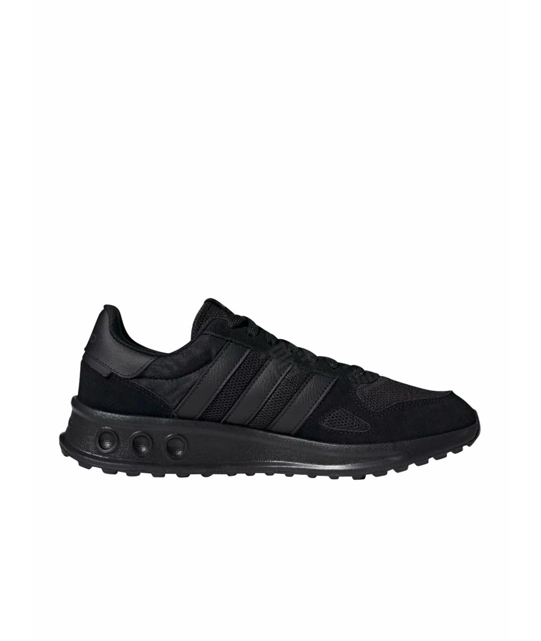 ADIDAS Черные текстильные кроссовки, фото 1