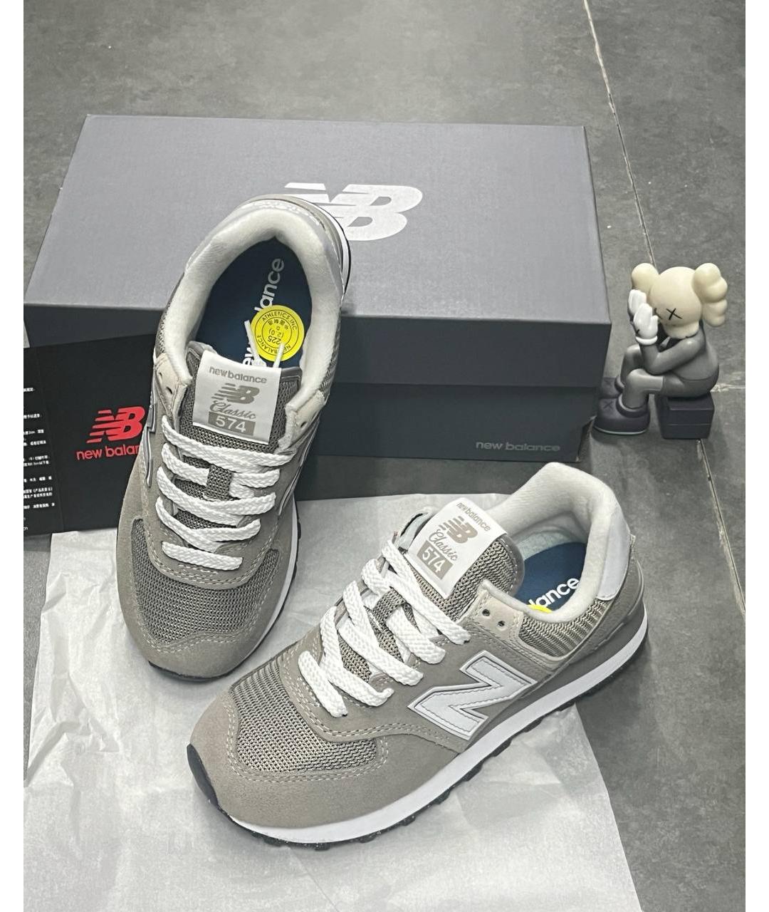 NEW BALANCE Серые низкие кроссовки / кеды, фото 3