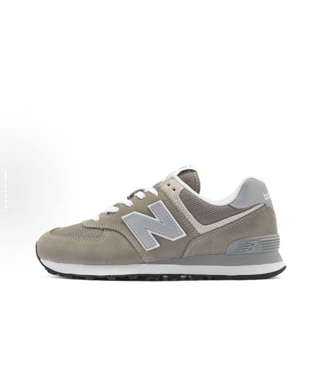 NEW BALANCE Серые низкие кроссовки / кеды, фото 7