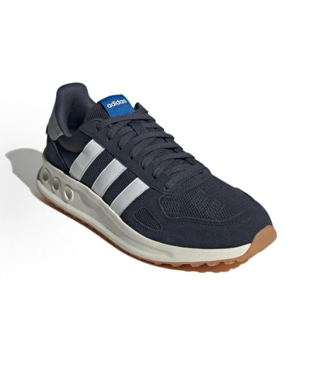 ADIDAS Темно-синие текстильные кроссовки, фото 4