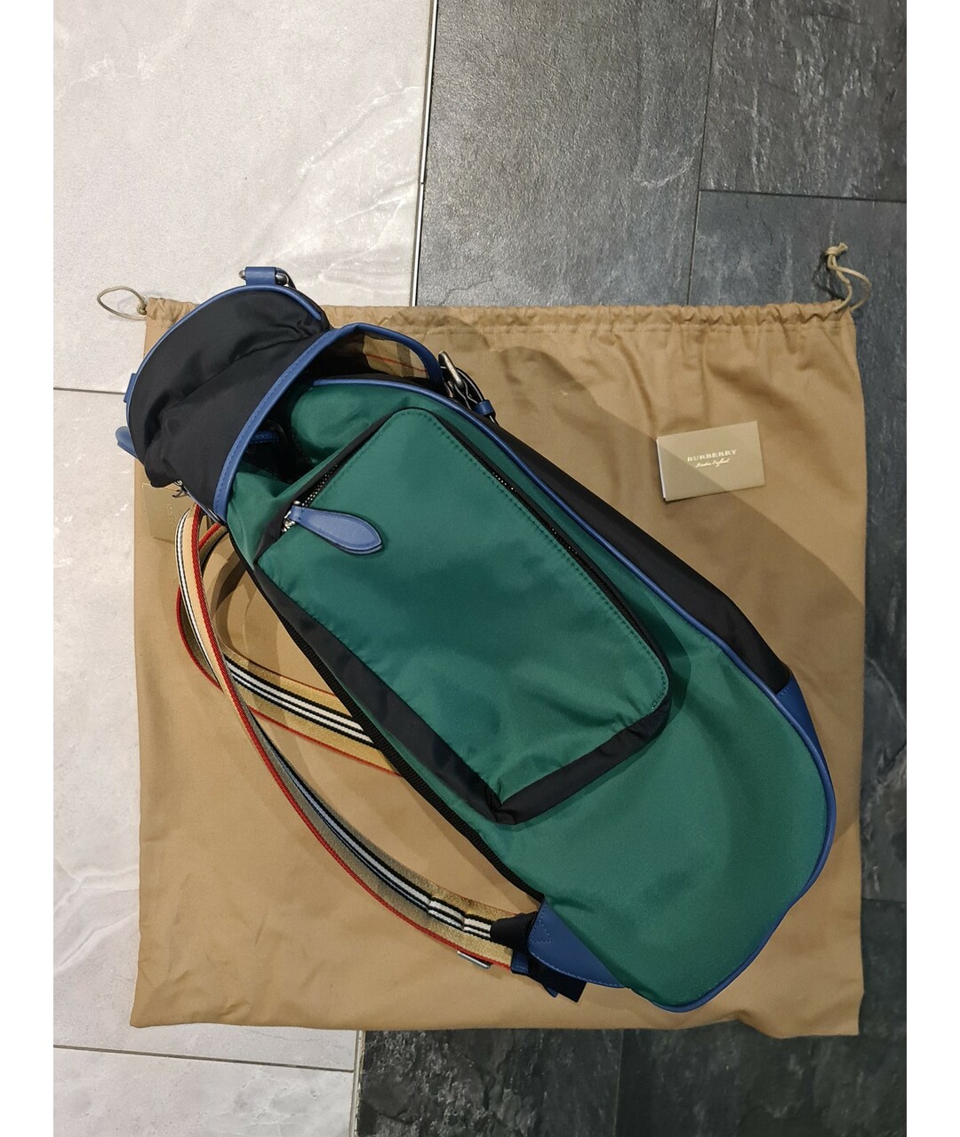 BURBERRY Мульти хлопковый рюкзак, фото 2