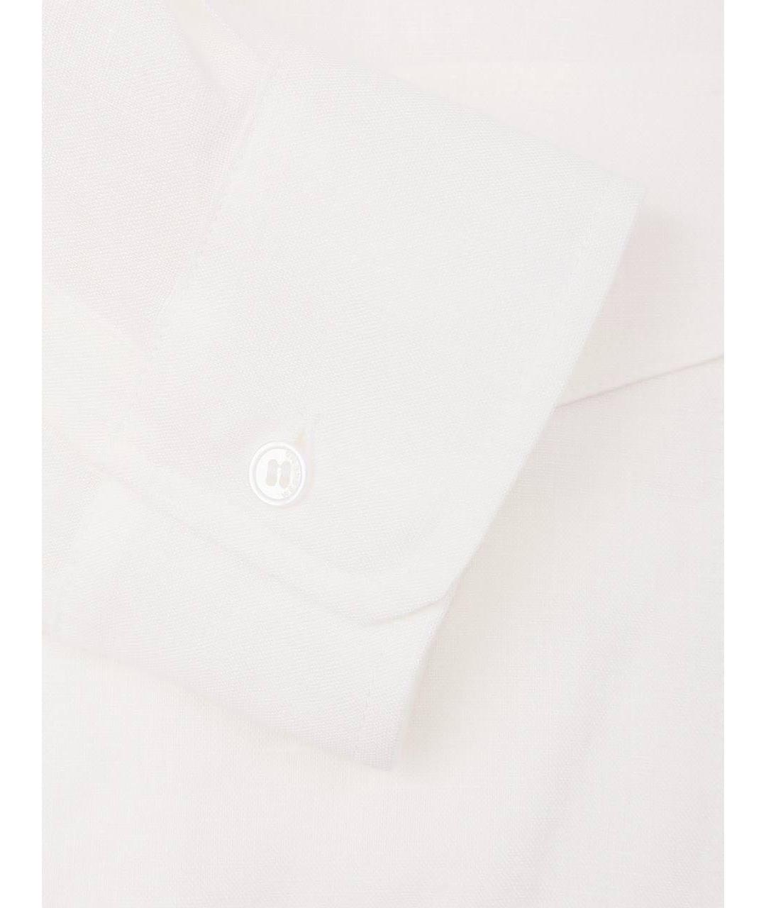 WEEKEND MAX MARA Белая льняная рубашка, фото 5