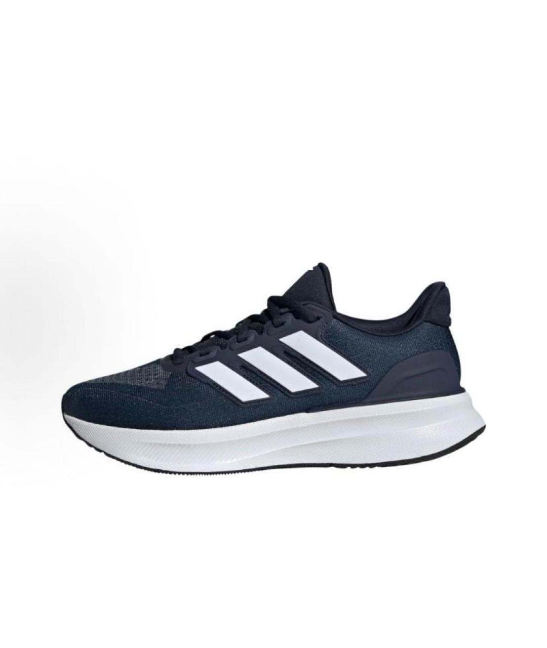 ADIDAS Темно-синие текстильные кроссовки, фото 3