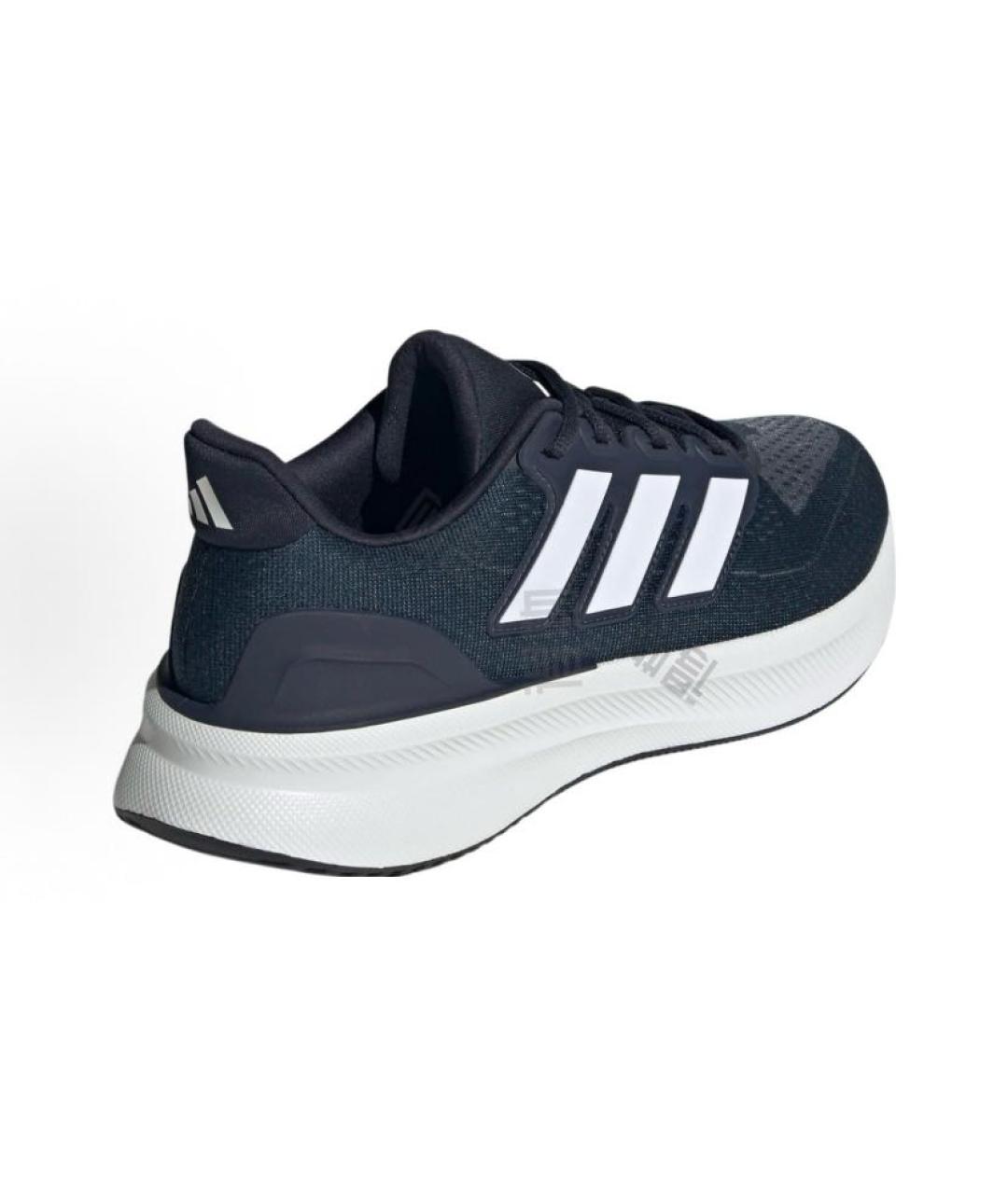 ADIDAS Темно-синие текстильные кроссовки, фото 4