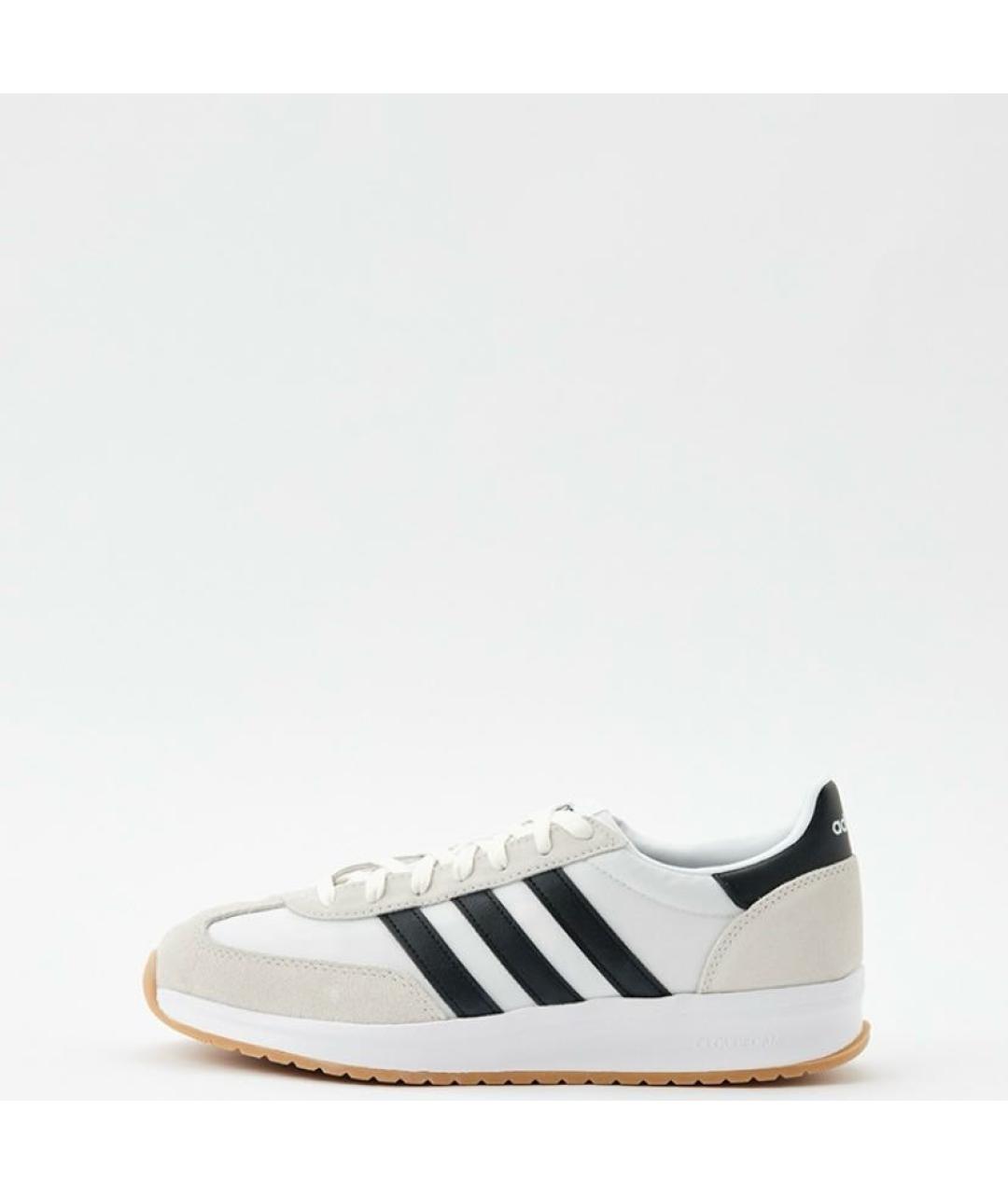 ADIDAS Белые текстильные кроссовки, фото 2