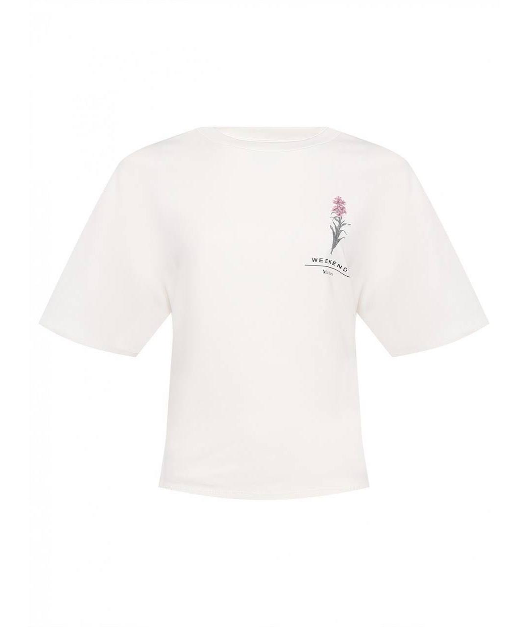 WEEKEND MAX MARA Бежевая футболка, фото 1