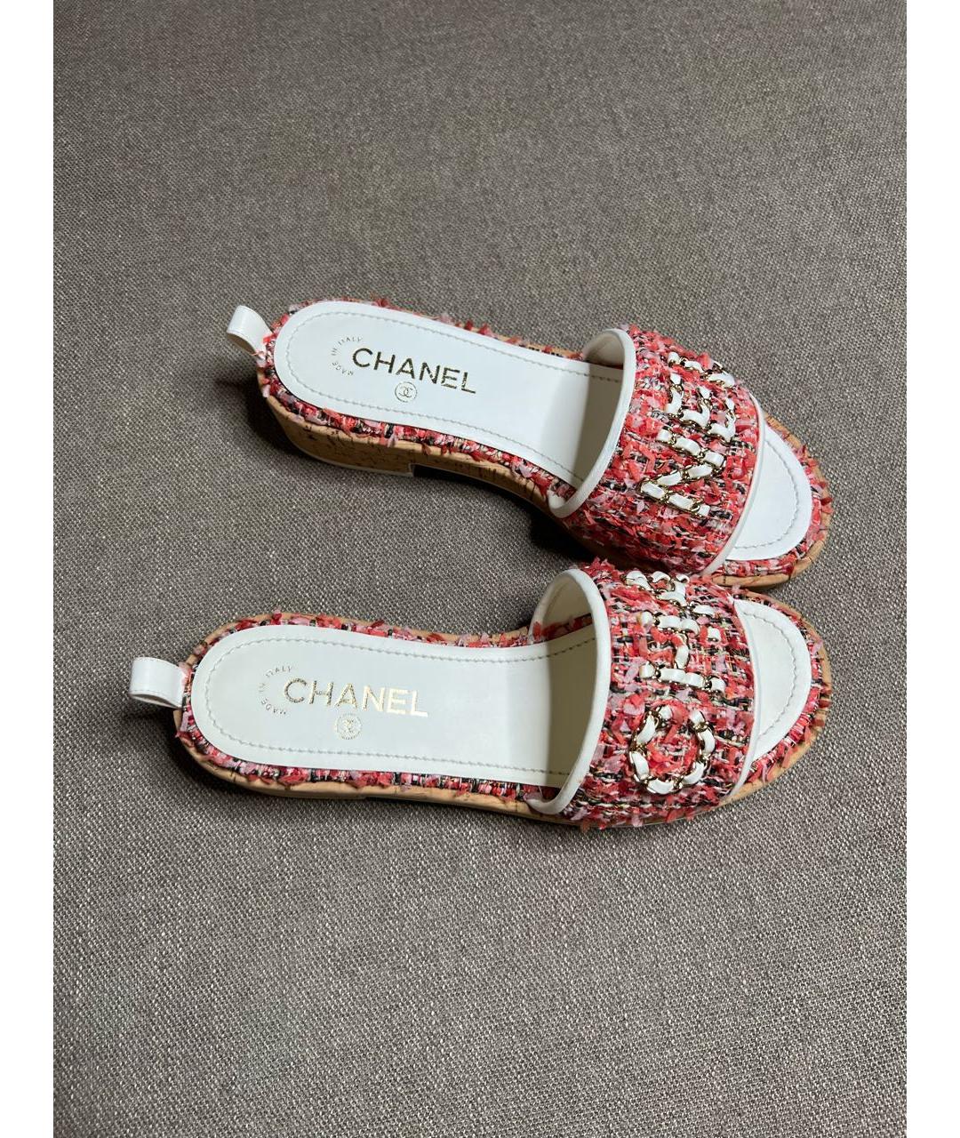 CHANEL Мульти шлепанцы, фото 2