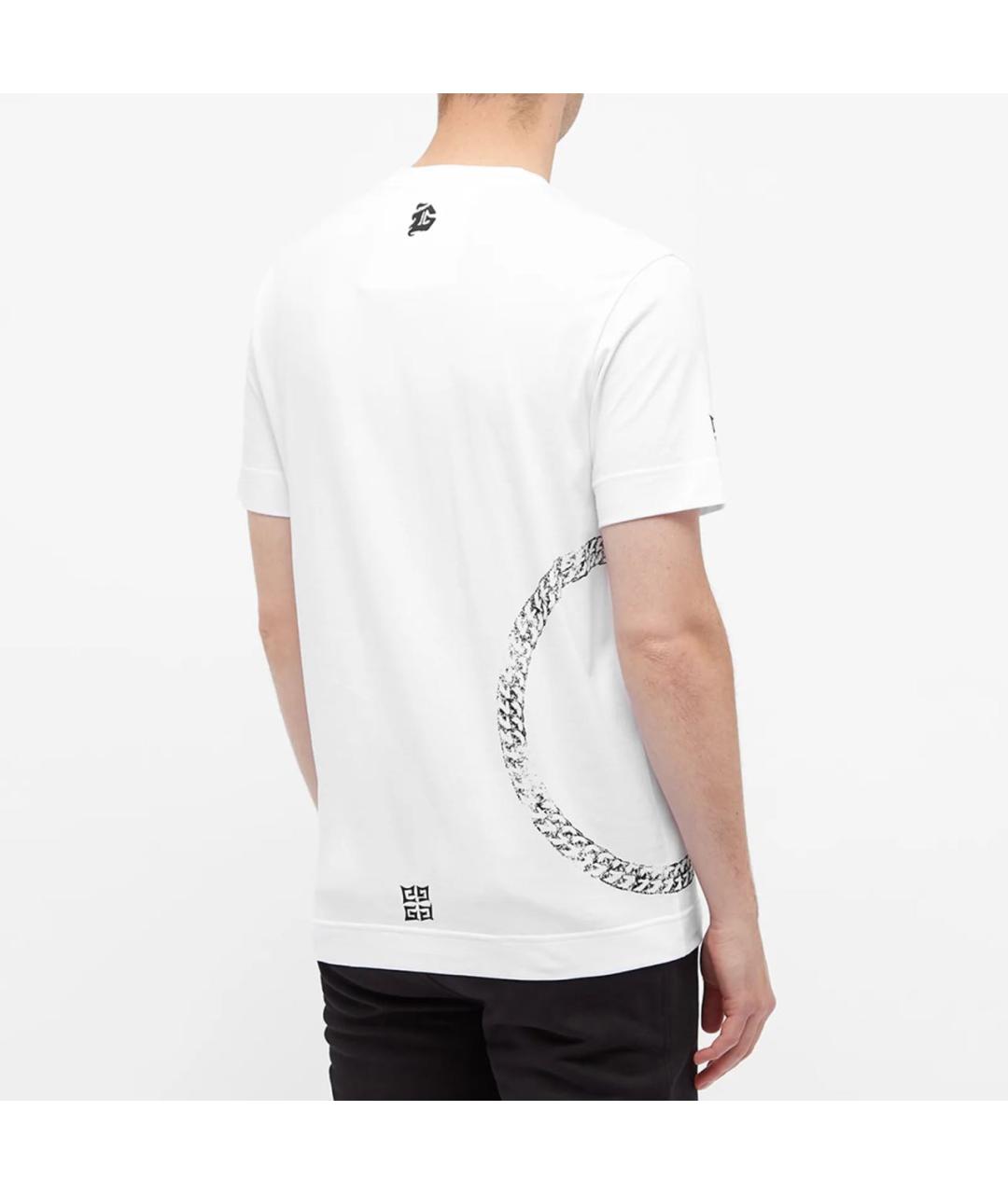 GIVENCHY Белая хлопковая футболка, фото 3