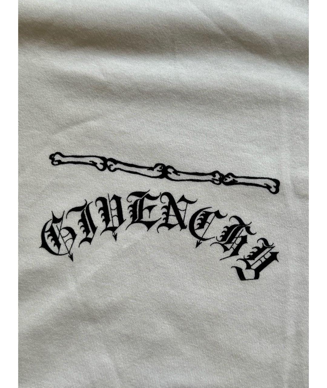 GIVENCHY Белая хлопковая футболка, фото 5