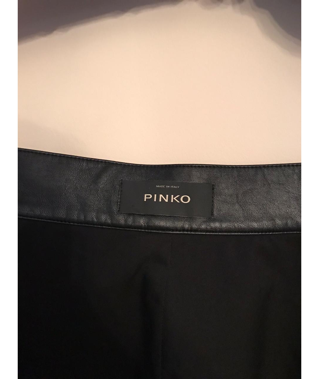 PINKO Черная юбка мини, фото 3