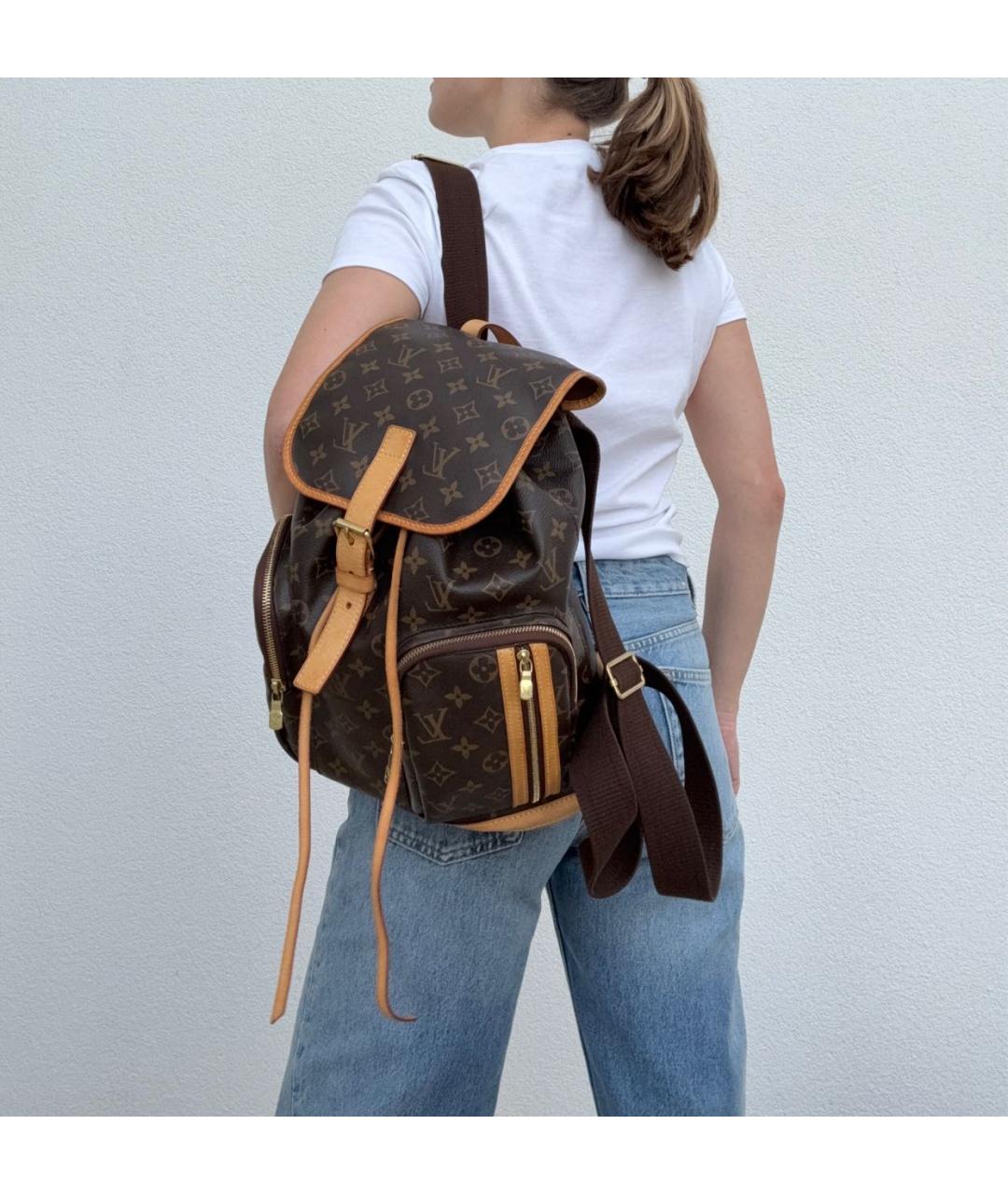 LOUIS VUITTON Коричневый рюкзак, фото 5