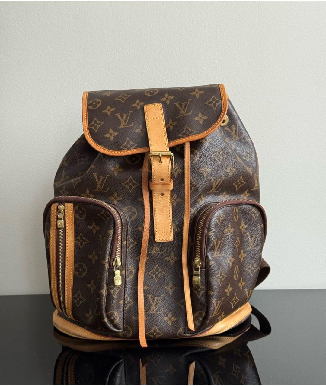 LOUIS VUITTON Коричневый рюкзак, фото 2