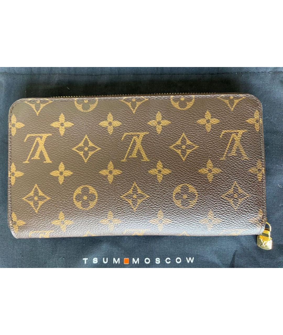 LOUIS VUITTON Коричневый кошелек, фото 2