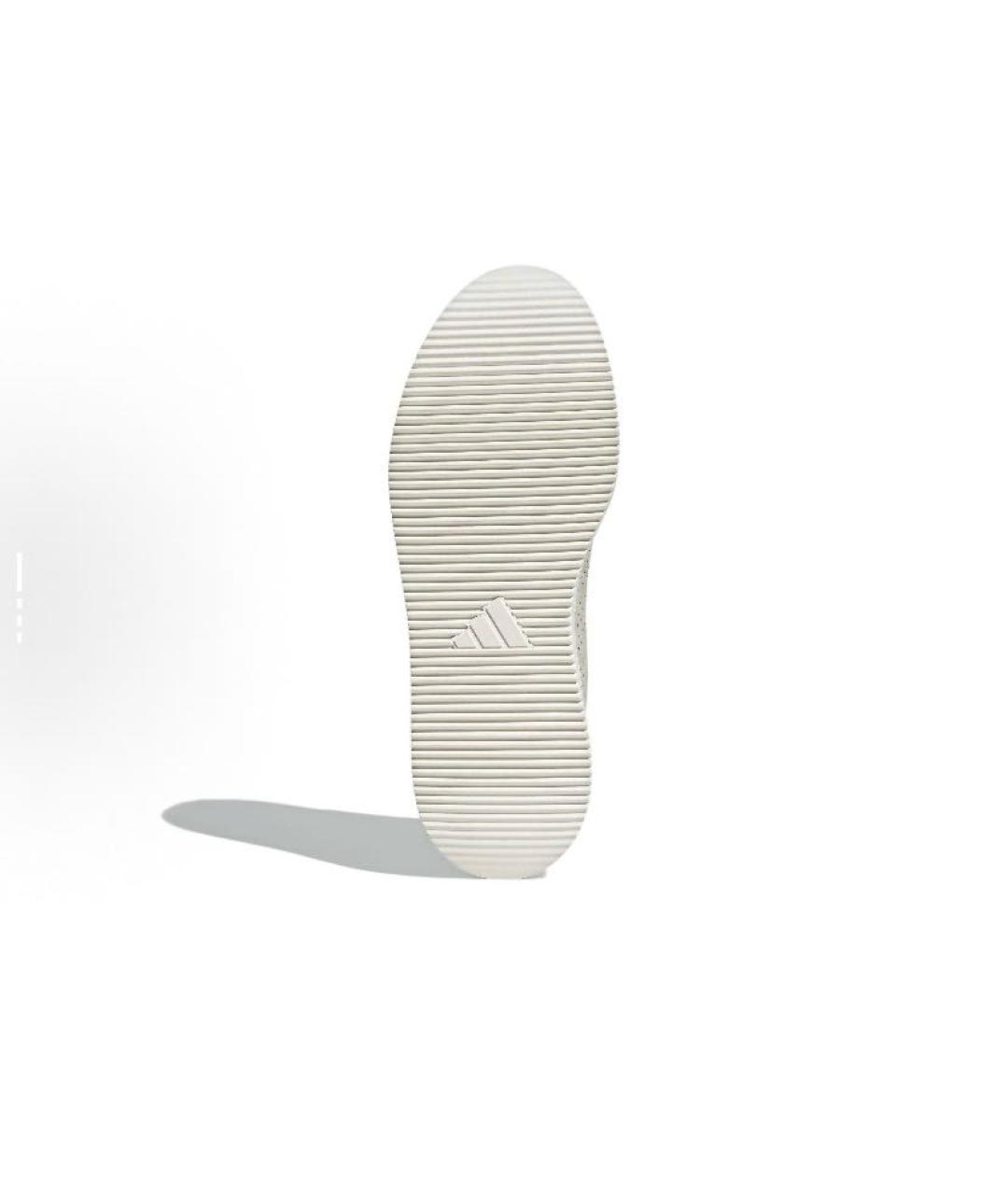 ADIDAS Бежевые кожаные кроссовки, фото 6
