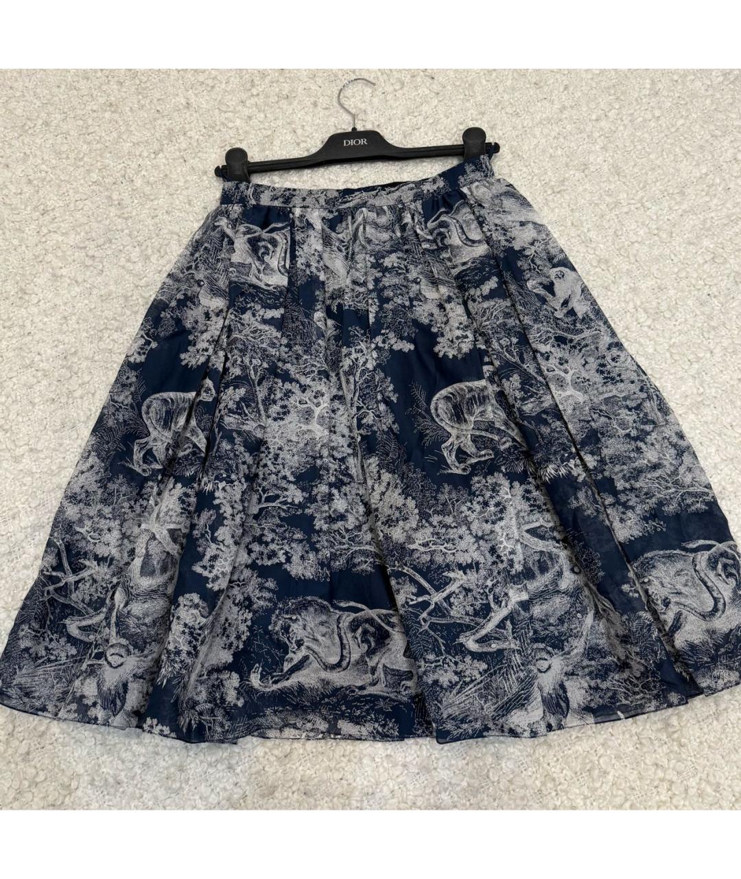 CHRISTIAN DIOR Хлопковая юбка миди, фото 7