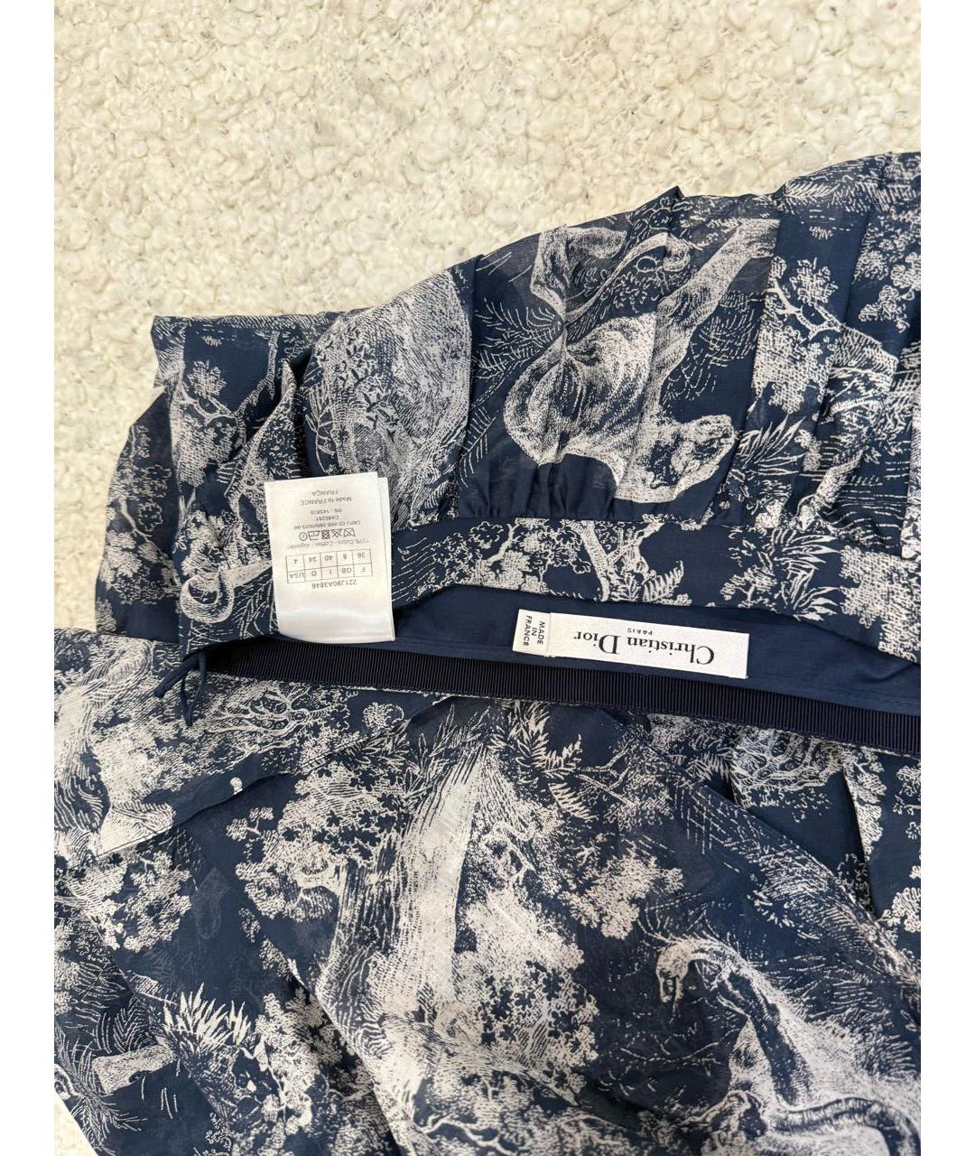 CHRISTIAN DIOR Хлопковая юбка миди, фото 4