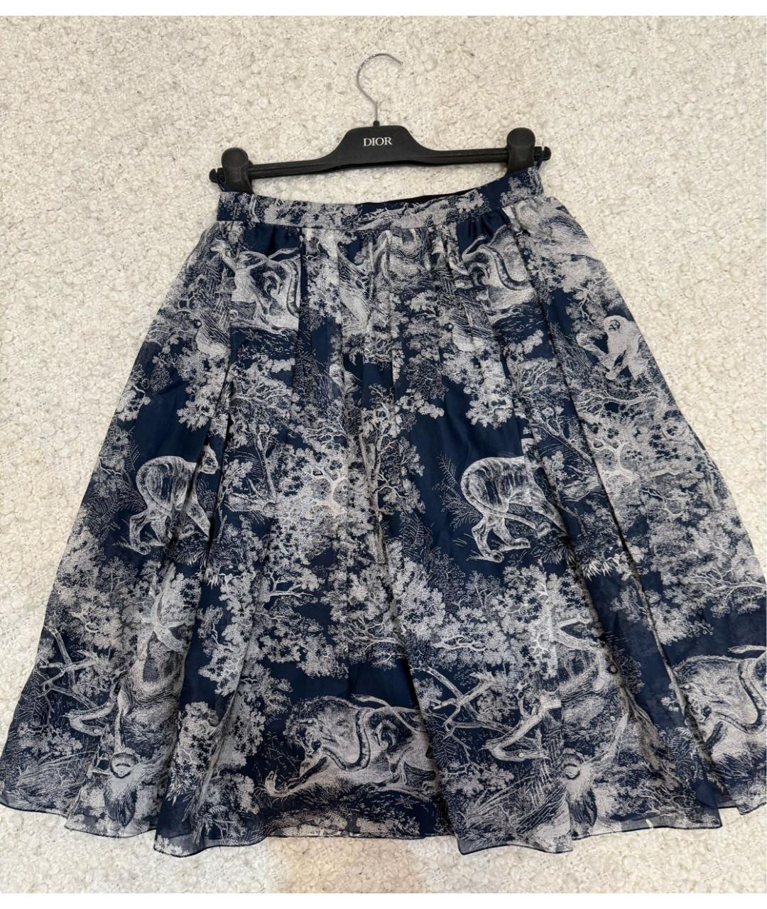 CHRISTIAN DIOR Хлопковая юбка миди, фото 2