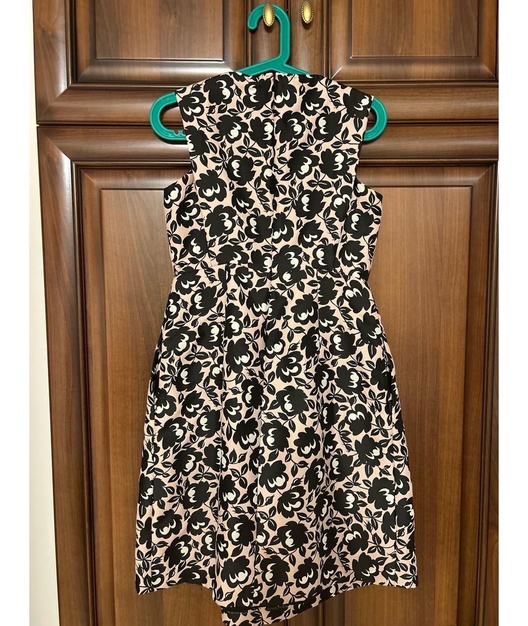 MAX MARA STUDIO Мульти полиэстеровое коктейльное платье, фото 2