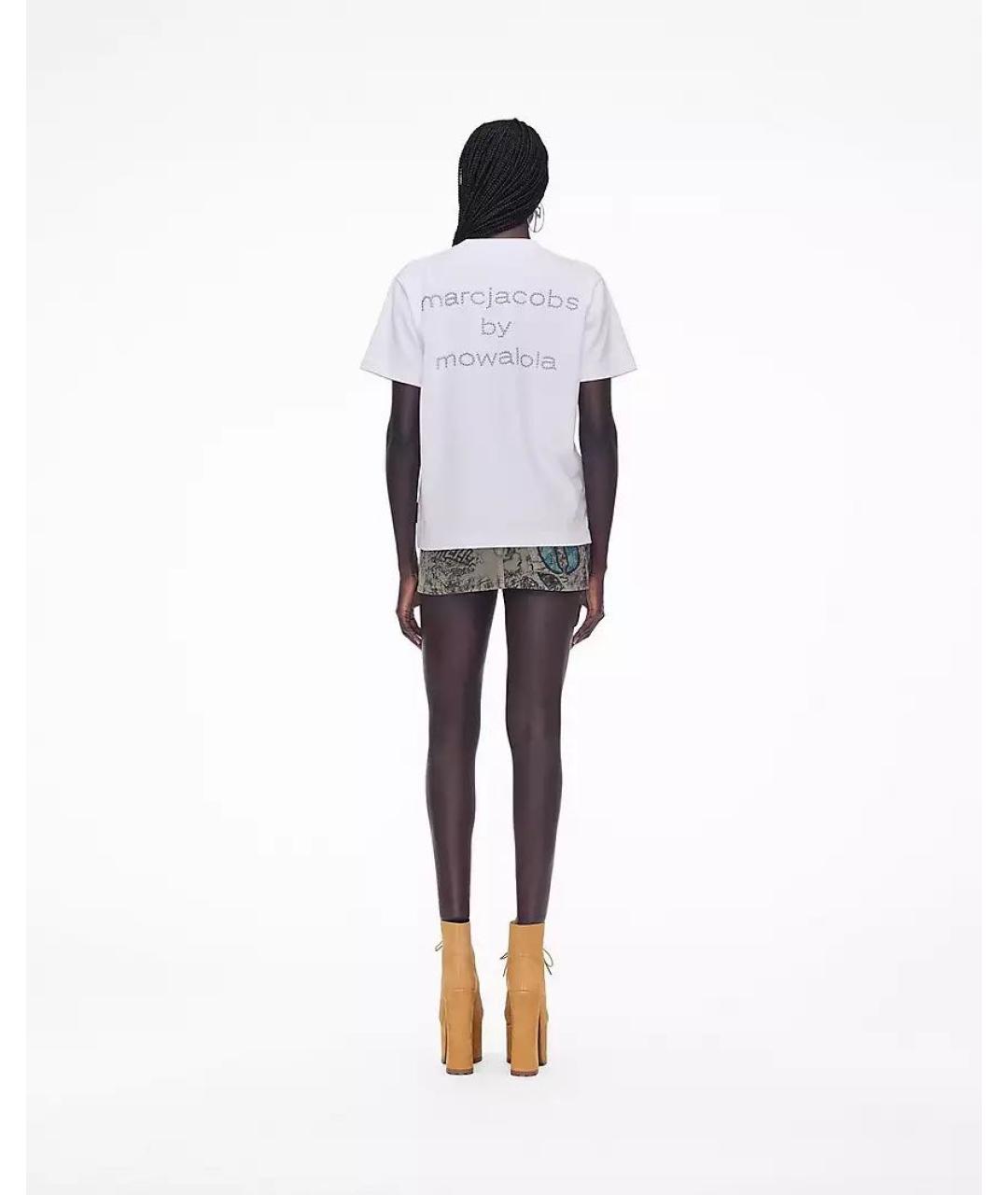 MARC JACOBS Белая хлопковая футболка, фото 3