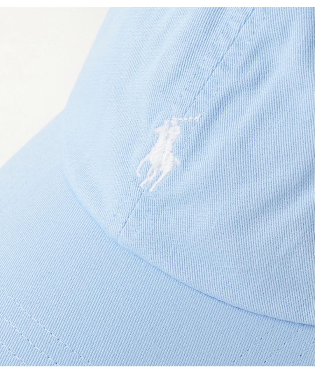 POLO RALPH LAUREN Голубая хлопковая кепка, фото 3