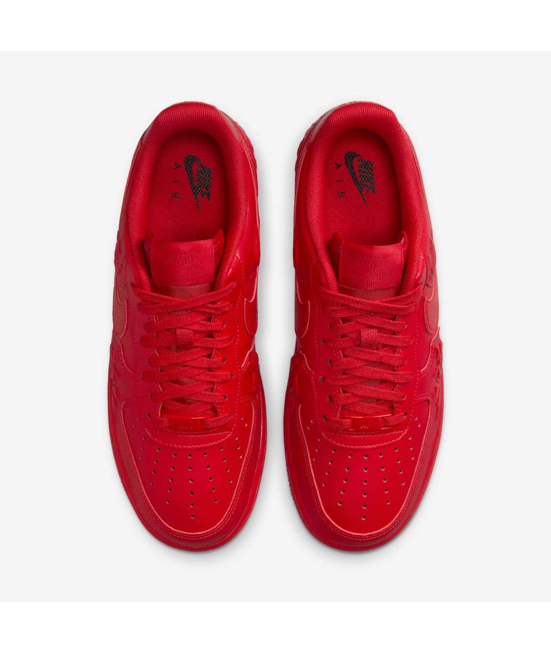 NIKE Красные кожаные кеды, фото 4