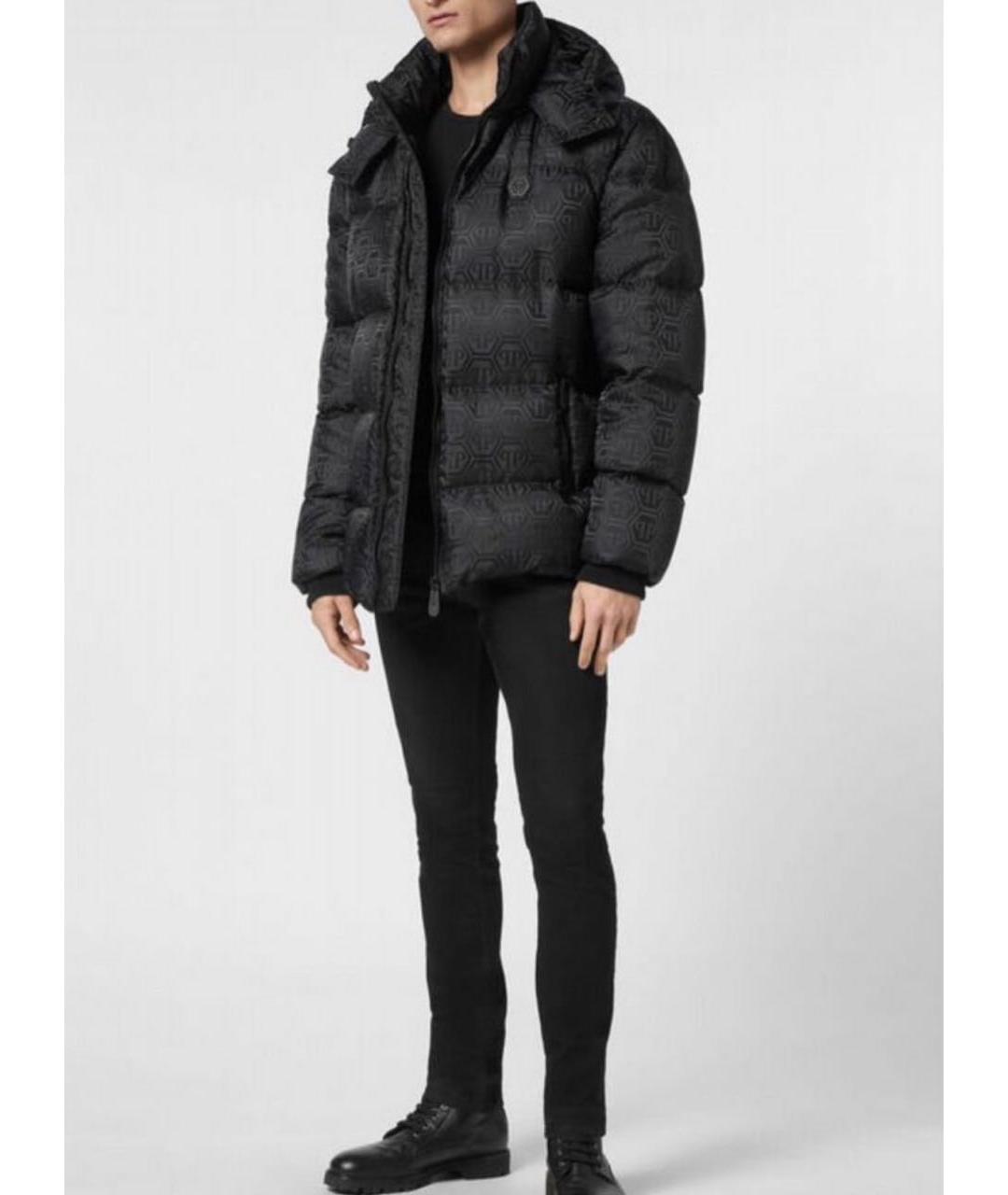 PHILIPP PLEIN Серый пуховик, фото 4