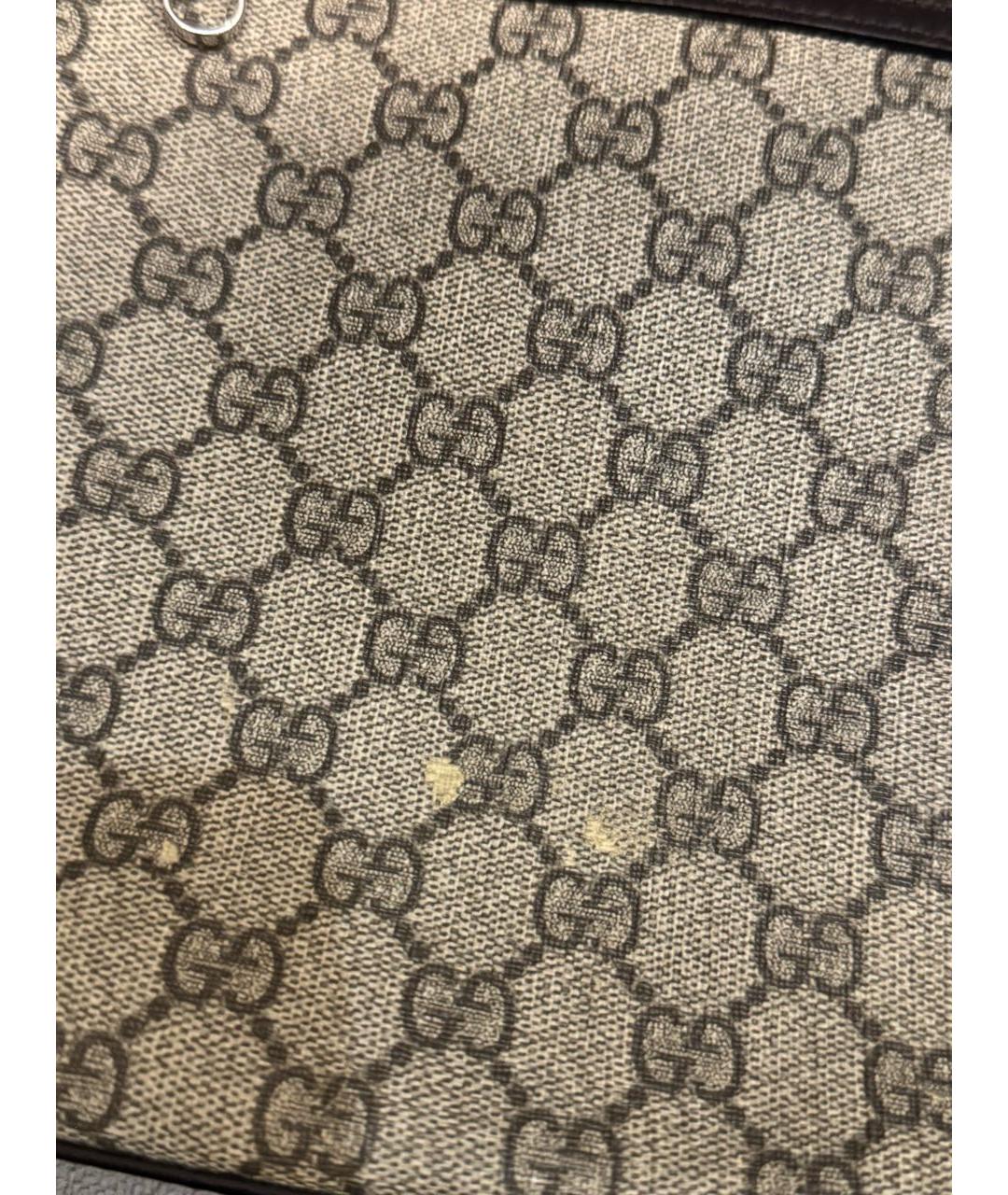 GUCCI Бежевая барсетка, фото 5