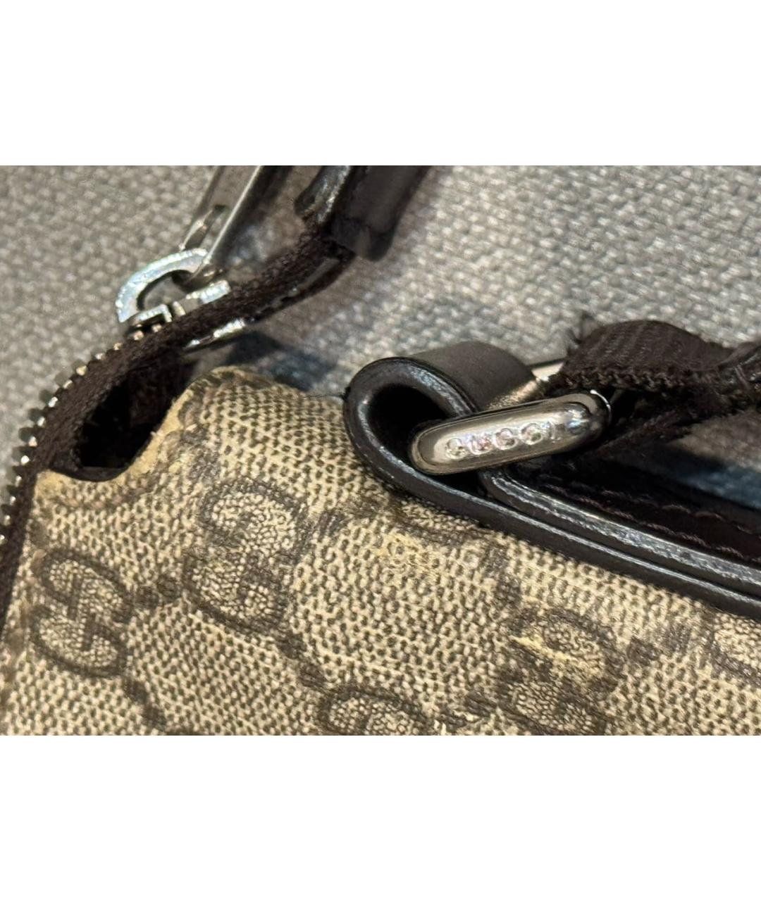 GUCCI Бежевая барсетка, фото 8