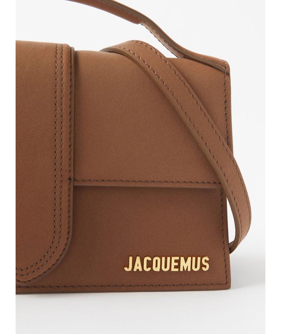 JACQUEMUS Коричневая сумка через плечо, фото 2