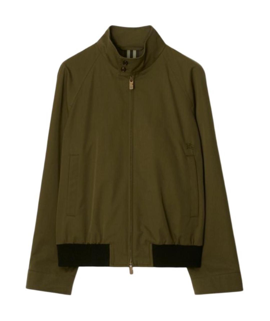 BURBERRY Зеленая куртка, фото 1