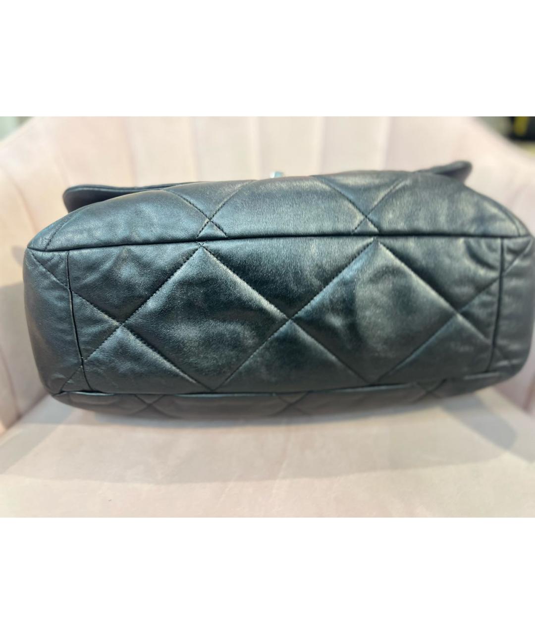 CHANEL Черная кожаная сумка через плечо, фото 4