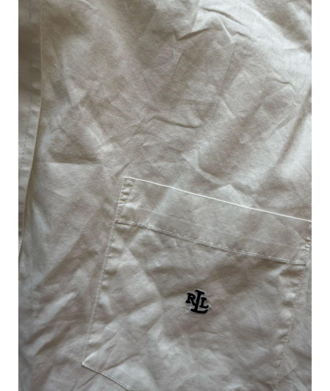POLO RALPH LAUREN Белая хлопковая рубашка, фото 4
