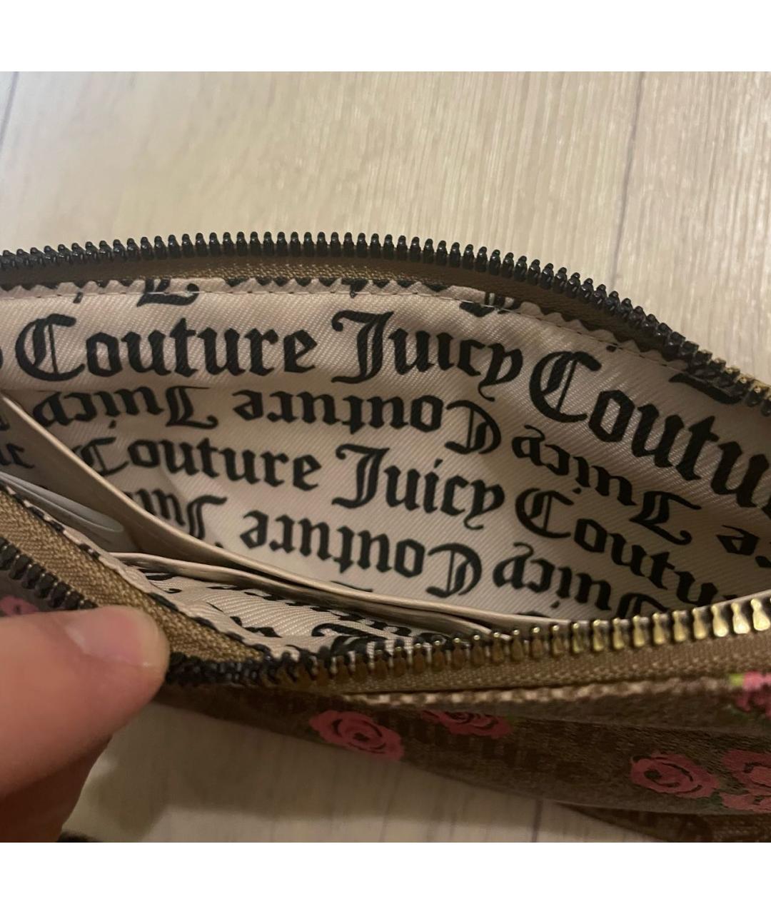 JUICY COUTURE Коричневый кошелек из искусственной кожи, фото 7