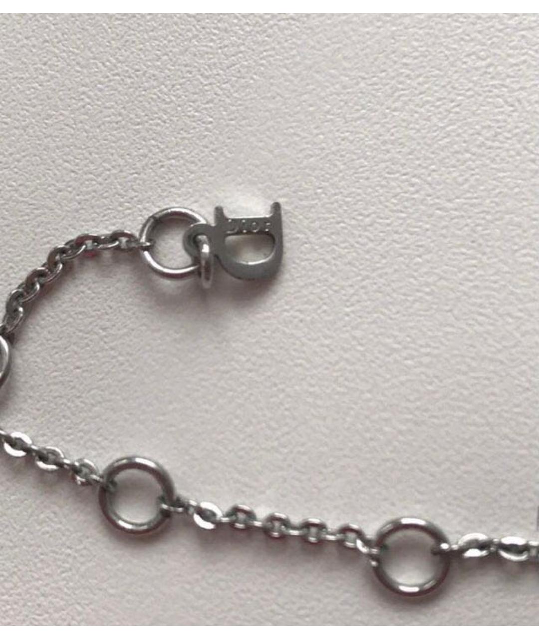 CHRISTIAN DIOR Мульти серебряная подвеска, фото 4