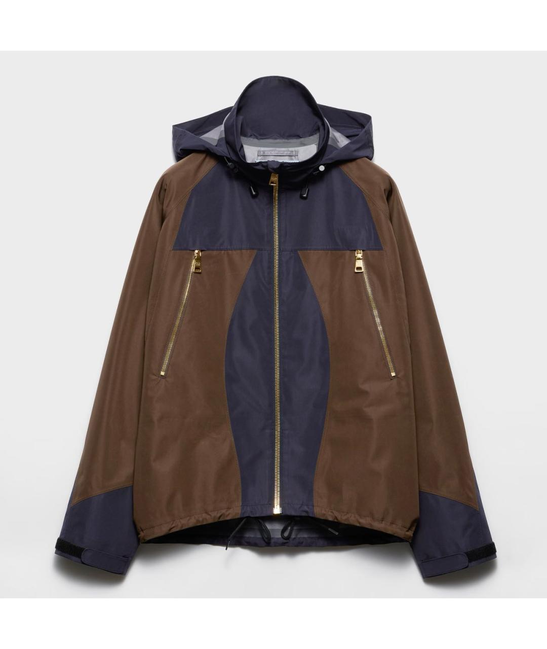 PRADA Синяя полиэстеровая куртка, фото 6