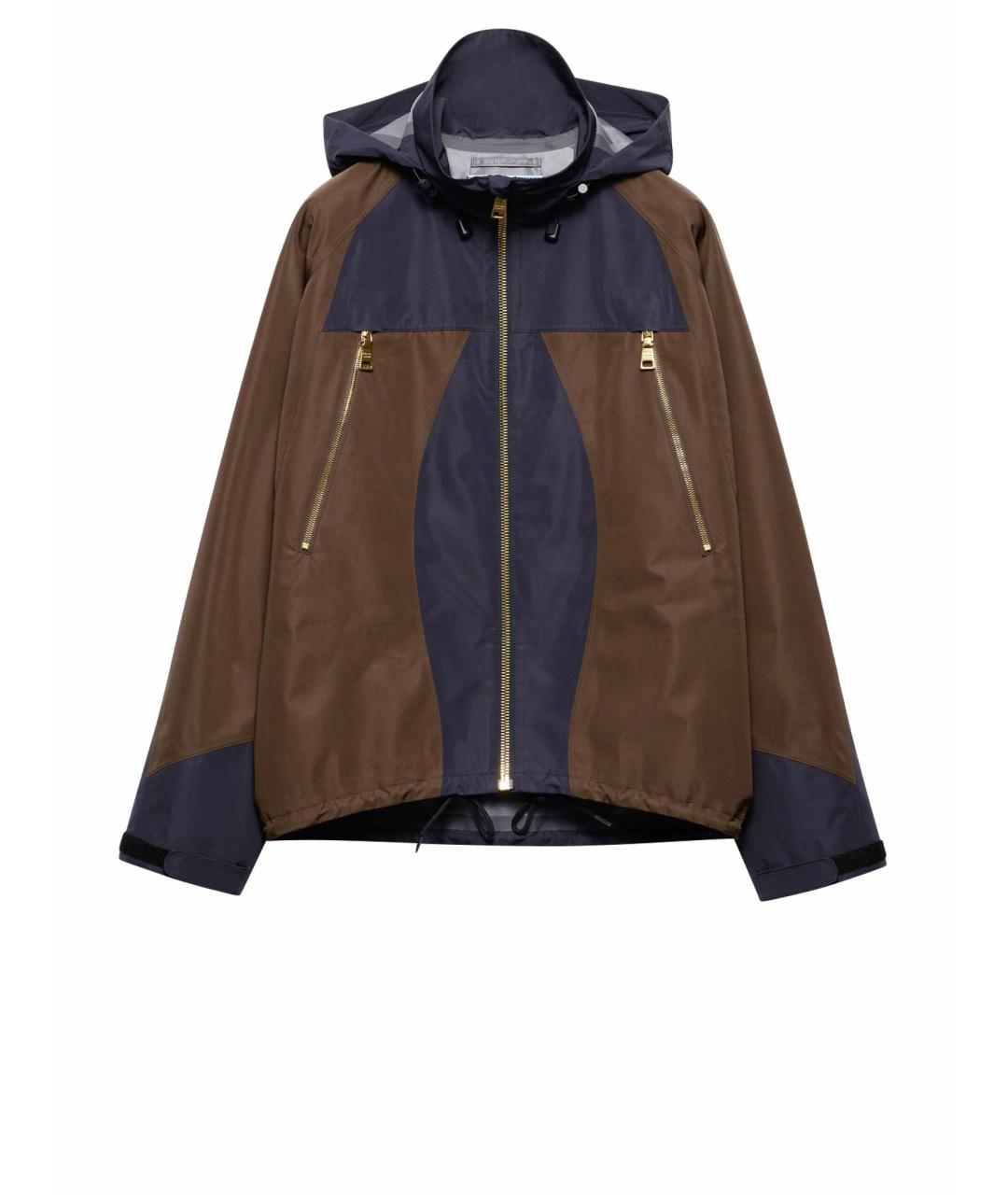 PRADA Синяя полиэстеровая куртка, фото 1