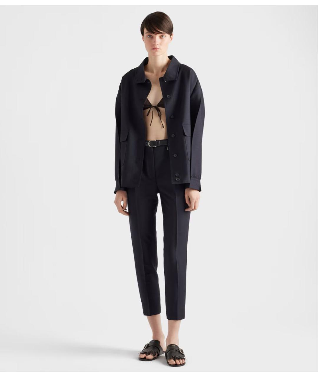 PRADA Темно-синяя куртка, фото 2