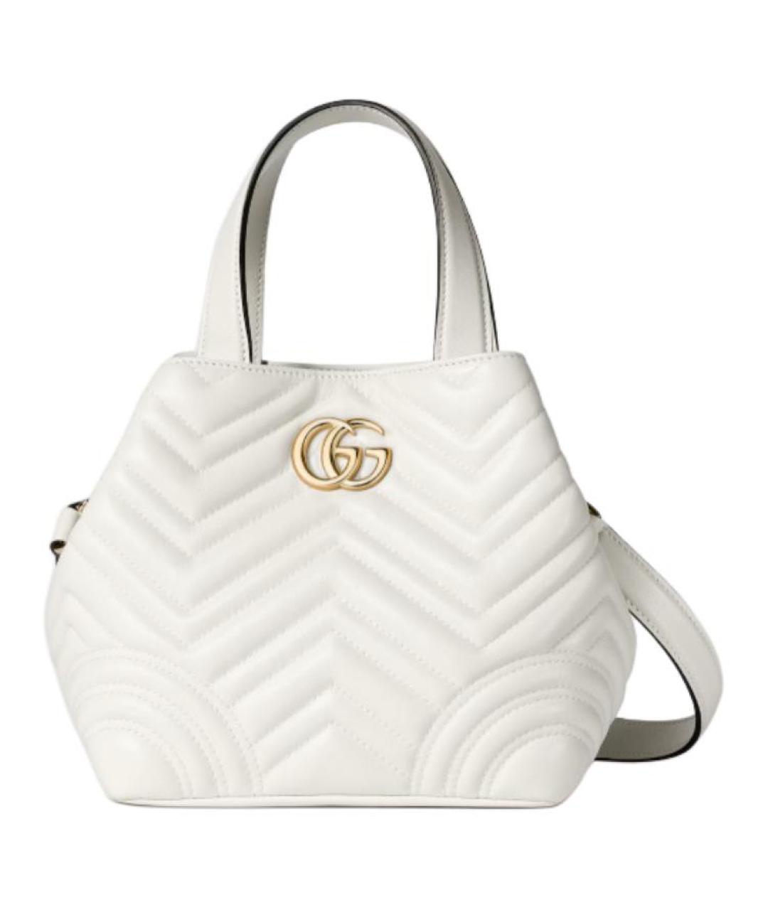 GUCCI Белая сумка с короткими ручками, фото 4