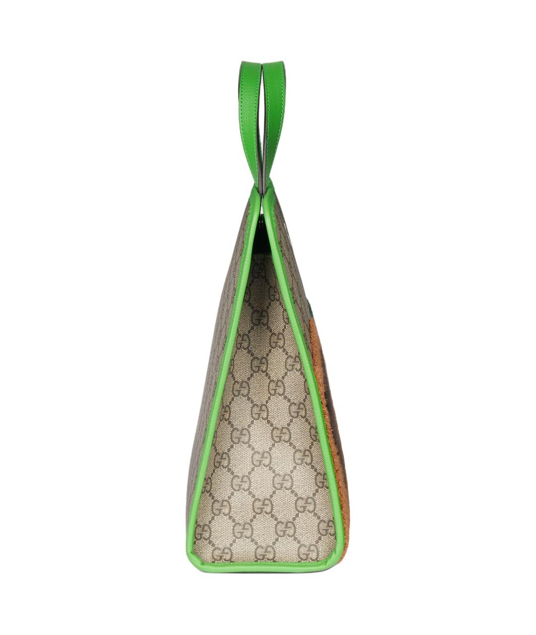 GUCCI Серая сумка с короткими ручками, фото 4